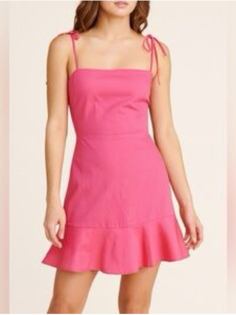 Express Tie-Strap Mini Sundress NWT Pink Size XS